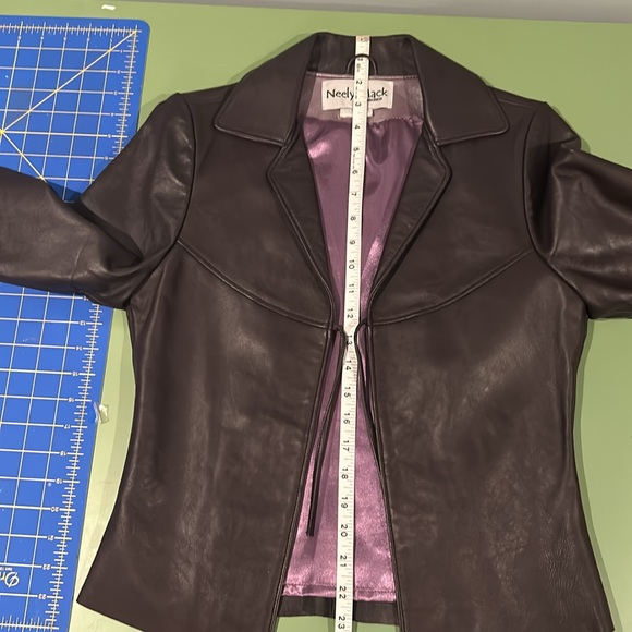 Vintage 90’s Neely Mack Leather Jacket size Small - Picture 7 of 9